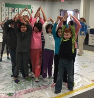 Giant Colorado Map Visits Holyoke Elem